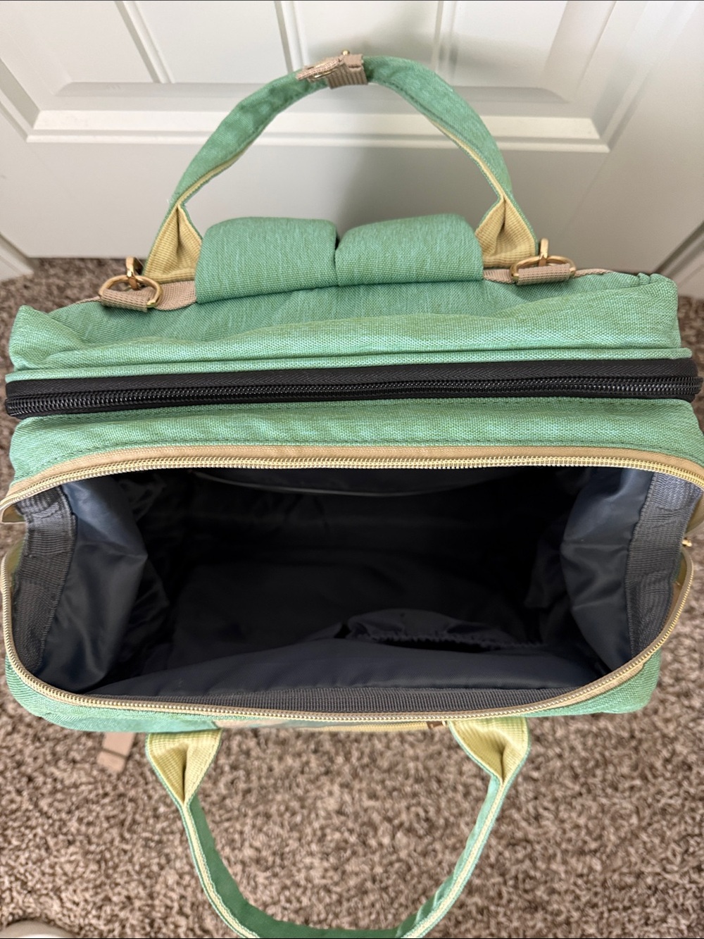 Teal Happy Luoka Diaper Bag - Picture 5 of 6